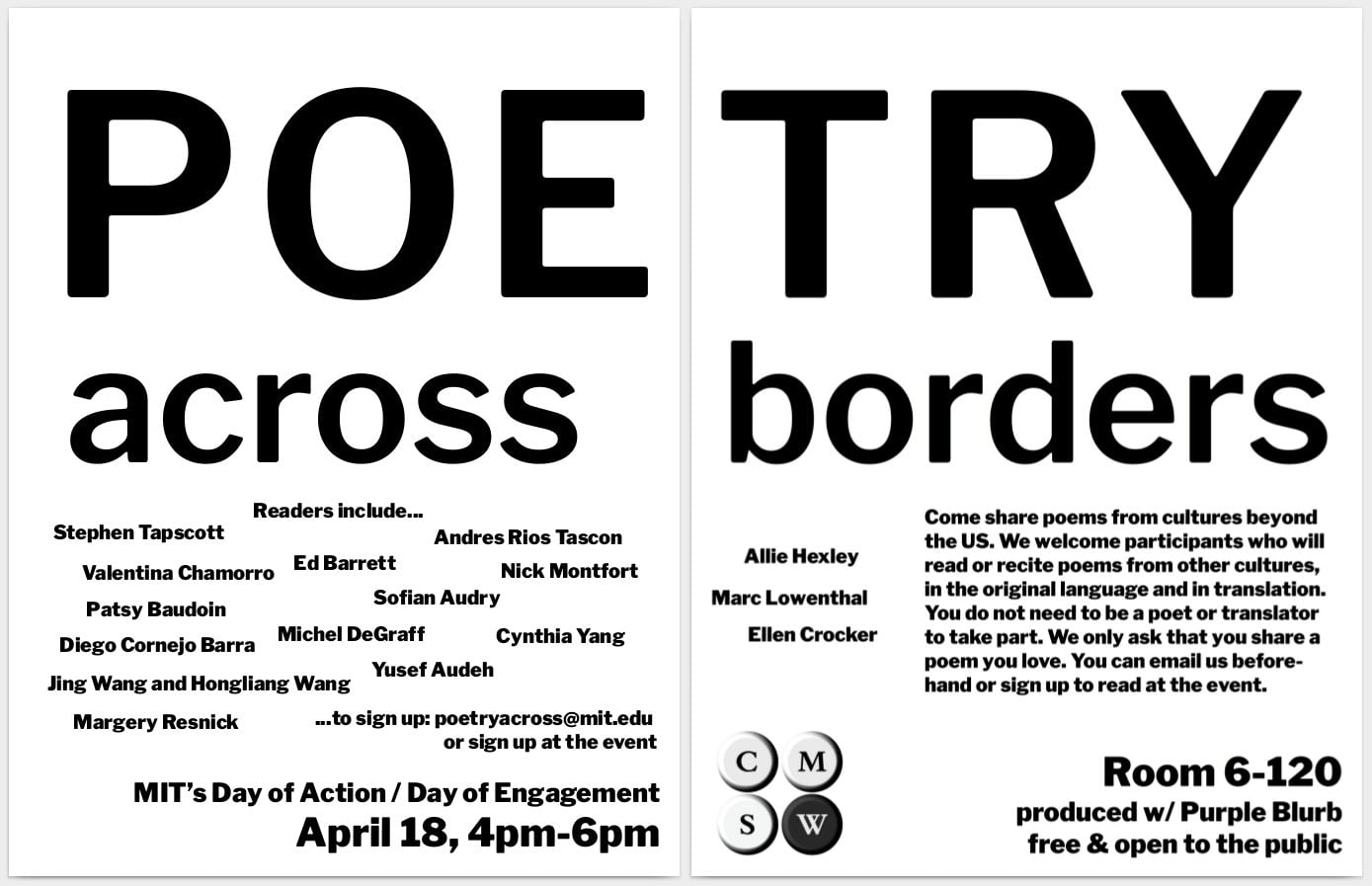 Poetry Across Borders